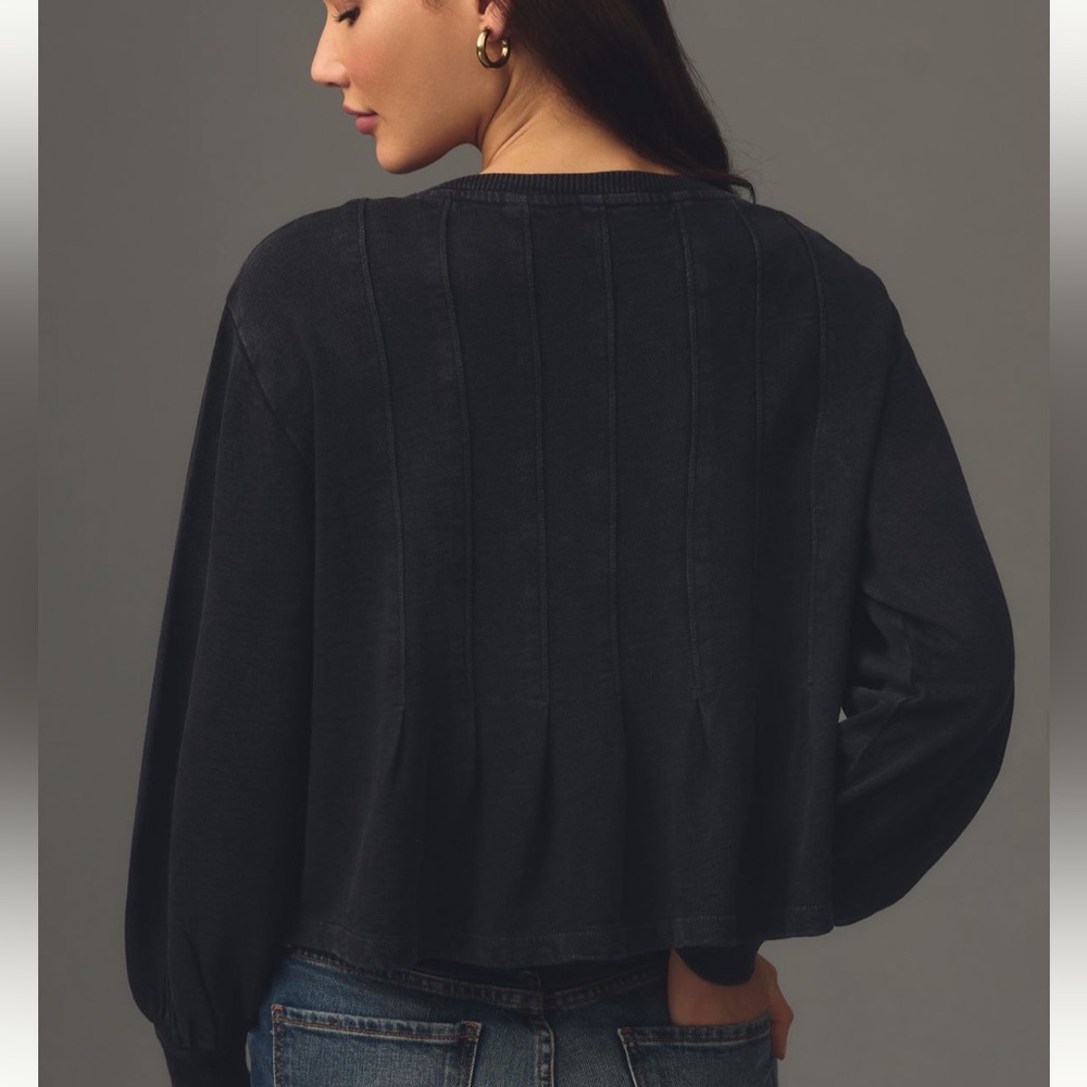 Pilcro Black Long Sleeve Sweatshirt